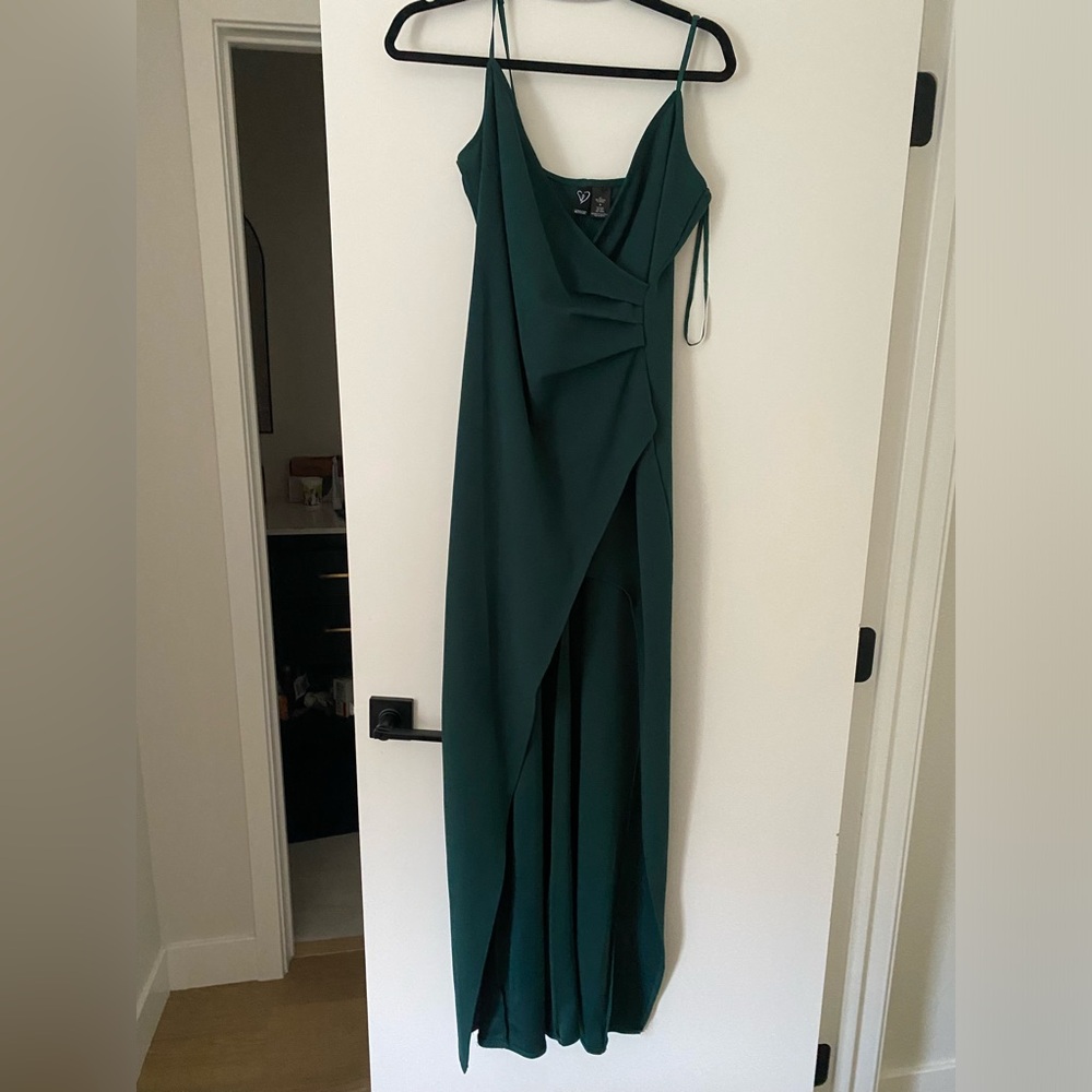 Dark green dress